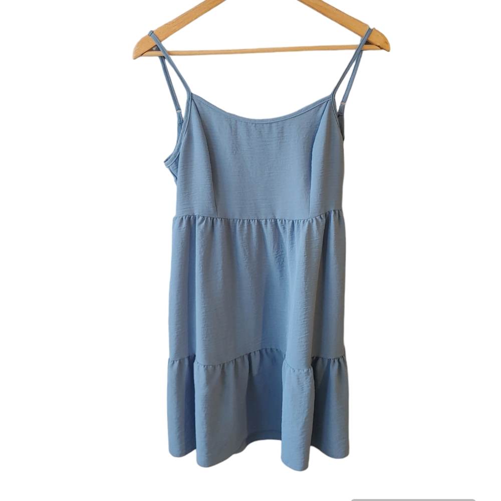Altar'd State Blue Open Back Tank Dress Size Medium
